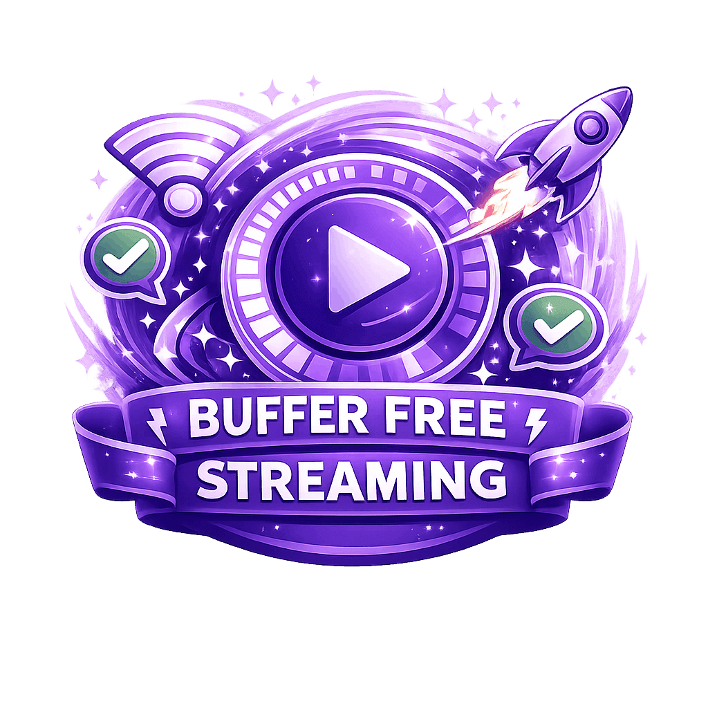 Buffer-free IPTV streaming in HD and 4K quality